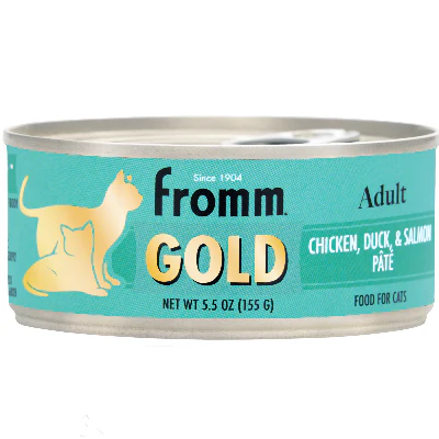 Fromm Gold Adult Chicken, Duck, & Salmon Pate Wet Cat Food