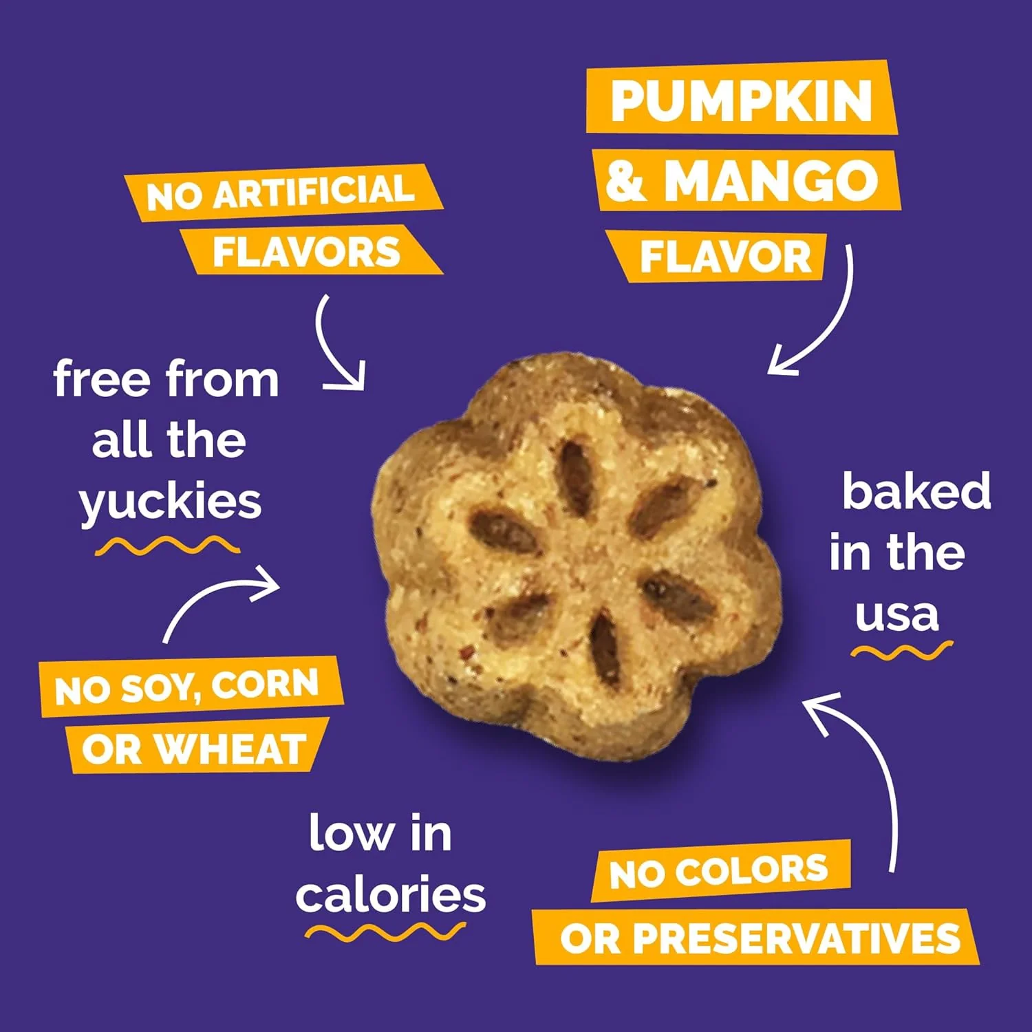 Fruitables Skinny Minis Dog Treats Pumpkin & Mango - Image 5