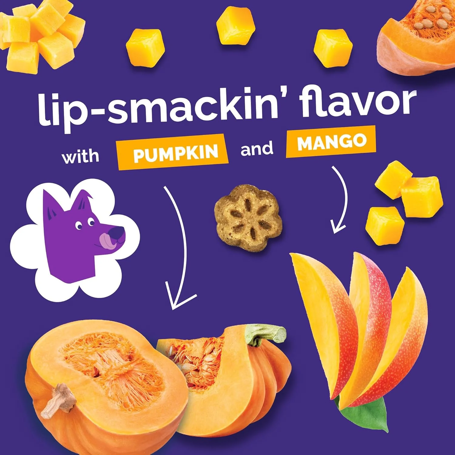 Fruitables Skinny Minis Dog Treats Pumpkin & Mango - Image 7
