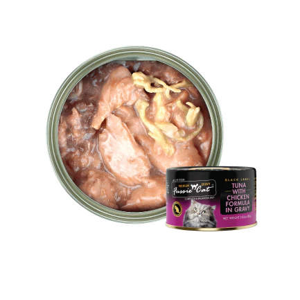 Fussie Cat Premium Tuna With Chicken in Gravy - Image 2