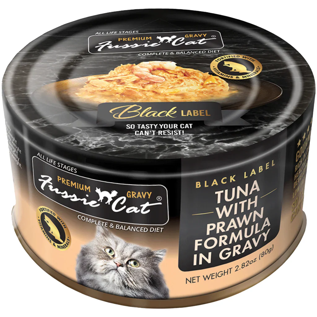 Fussie Cat Premium Tuna With Prawns in Gravy
