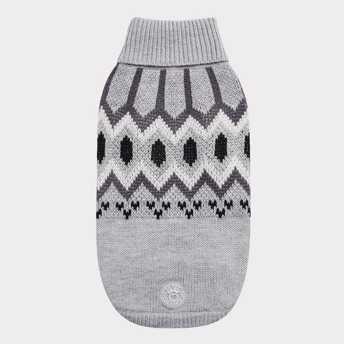 GF Pet Heritage Sweater Grey For Dogs