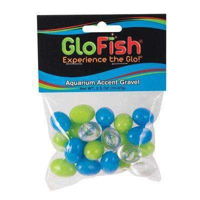 GloFish Gravel Accent 3-Colours: Blue, Green & Clear