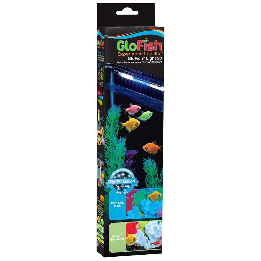 GloFish Light 20 Gallon 2 x 10" White & Blue LED Sticks