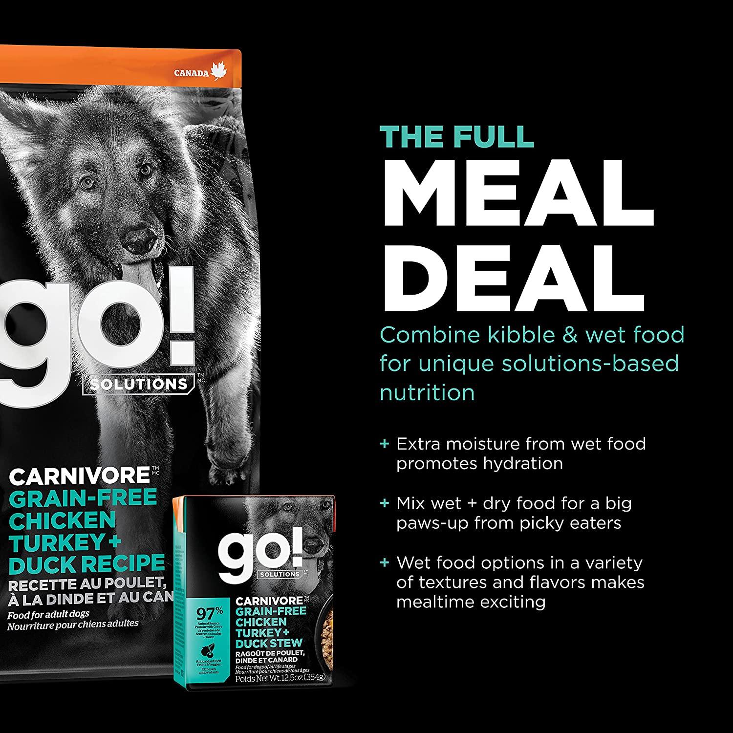 Go! Carnivore Grain-Free Chicken, Turkey + Duck Adult Recipe for dogs - Image 7