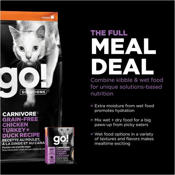 Go! Carnivore Grain Free Chicken, Turkey + Duck Pâté for cats - Image 5