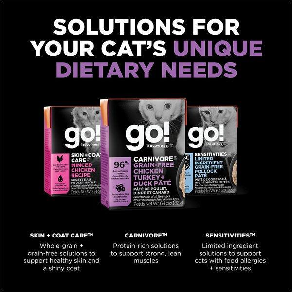 Go! Carnivore Grain Free Chicken, Turkey + Duck Pâté for cats - Image 6