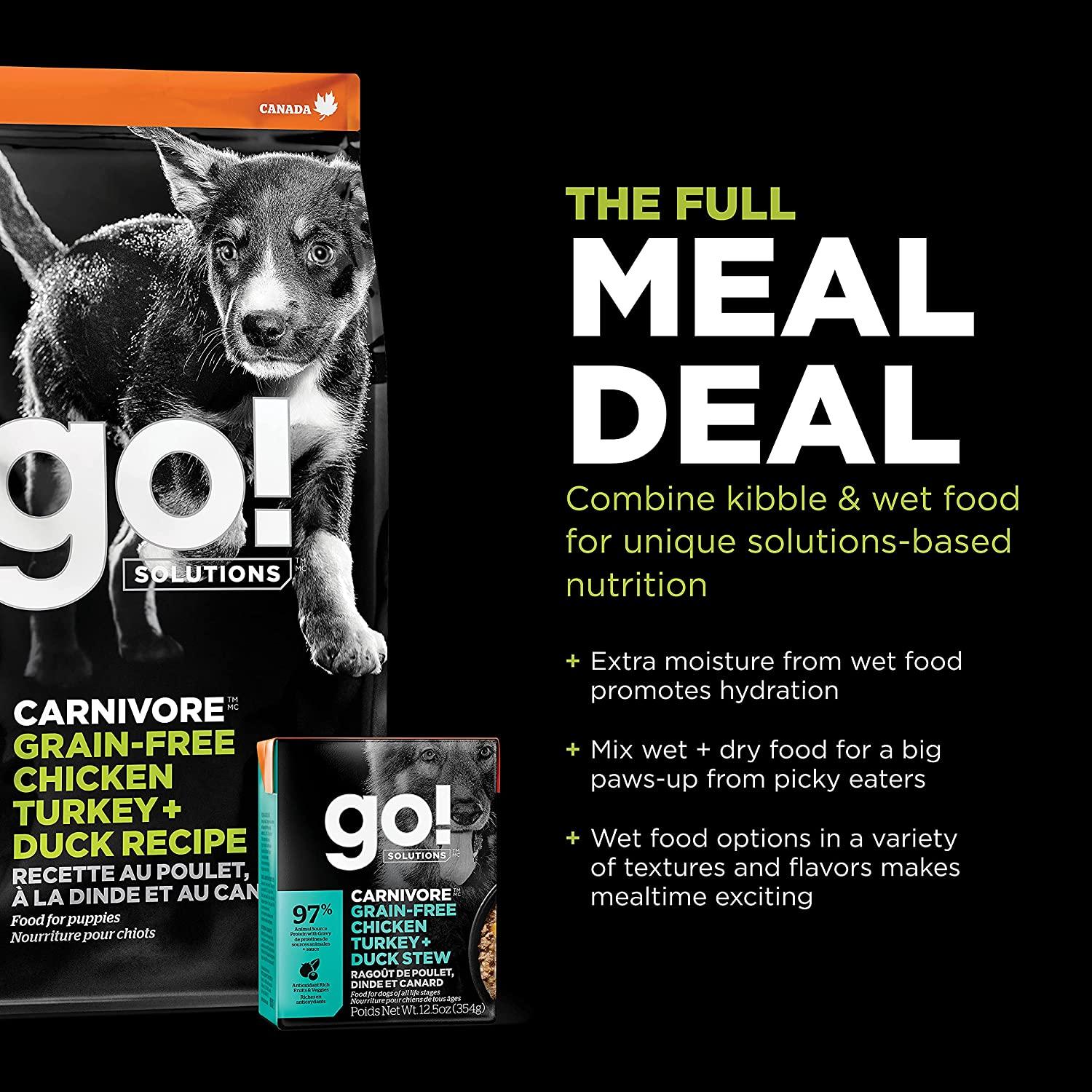 Go! Carnivore Grain-Free Chicken, Turkey + Duck Puppy Recipe for dogs - Image 7