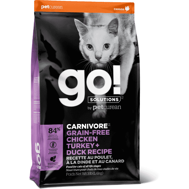 Go! Carnivore Grain Free Chicken, Turkey + Duck Recipe for cats