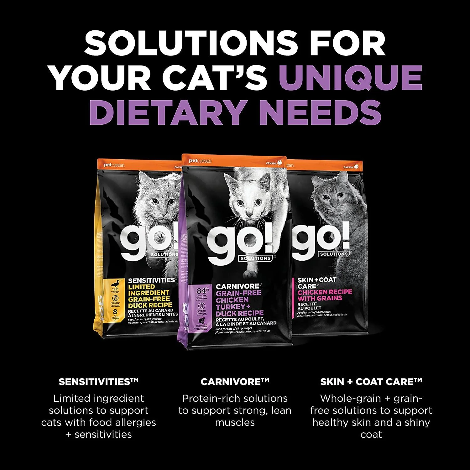 Go! Carnivore Grain Free Chicken, Turkey + Duck Recipe for cats - Image 5