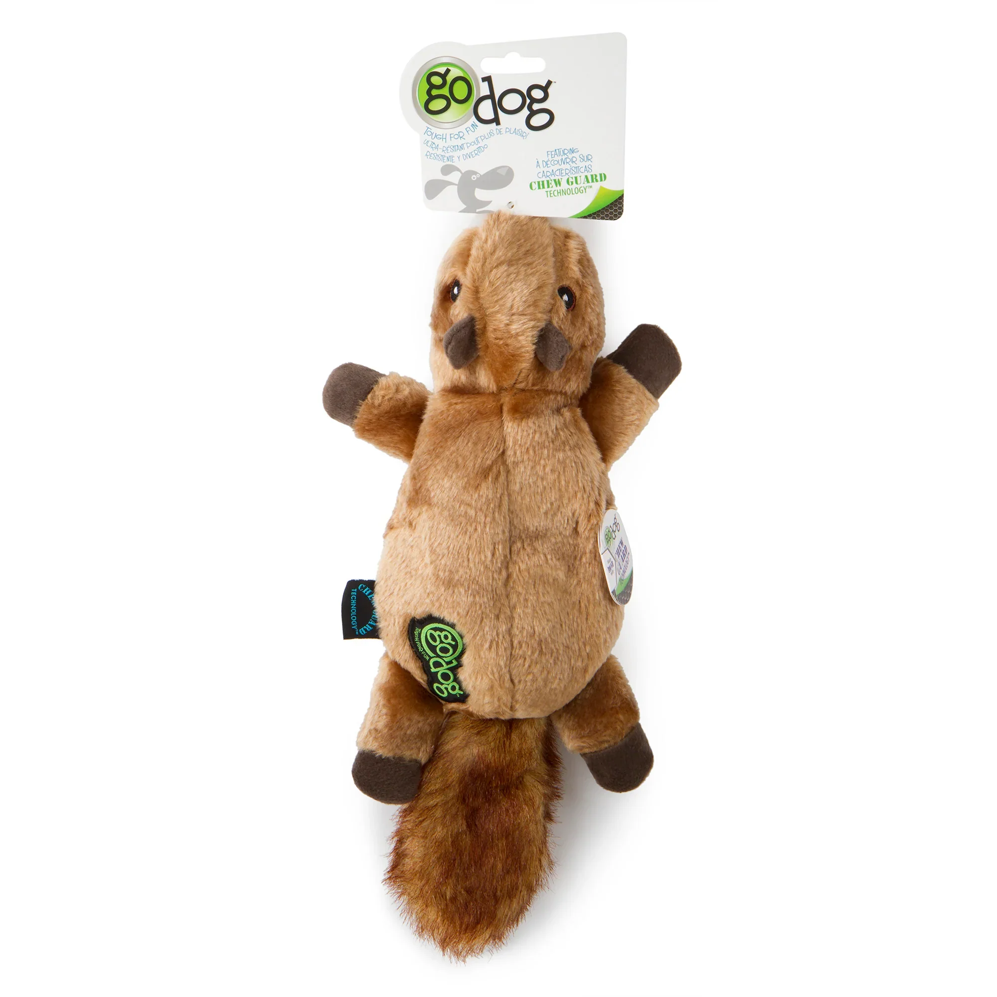 Go Dog! Flattie Squirrel Brown - Image 2