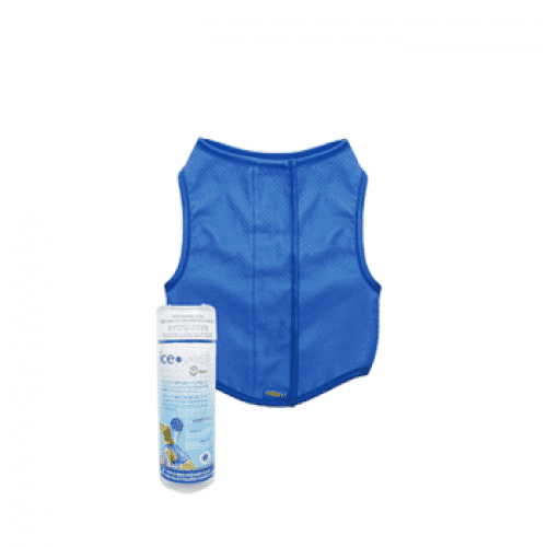 Go Fresh Pet Cooling Ice Vest Blue - Image 2