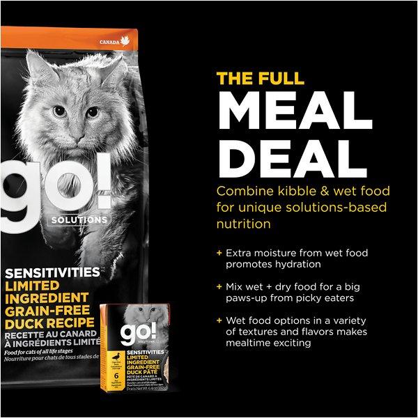 Go! Sensitivities Limited Ingredient Grain Free Duck recipe for cats - Image 6