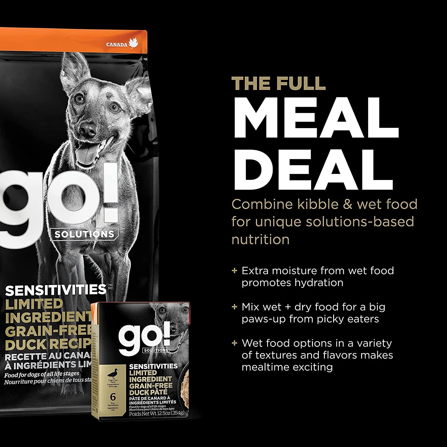 Go! Sensitivities Limited Ingredient Grain Free Duck recipe for dogs - Image 7