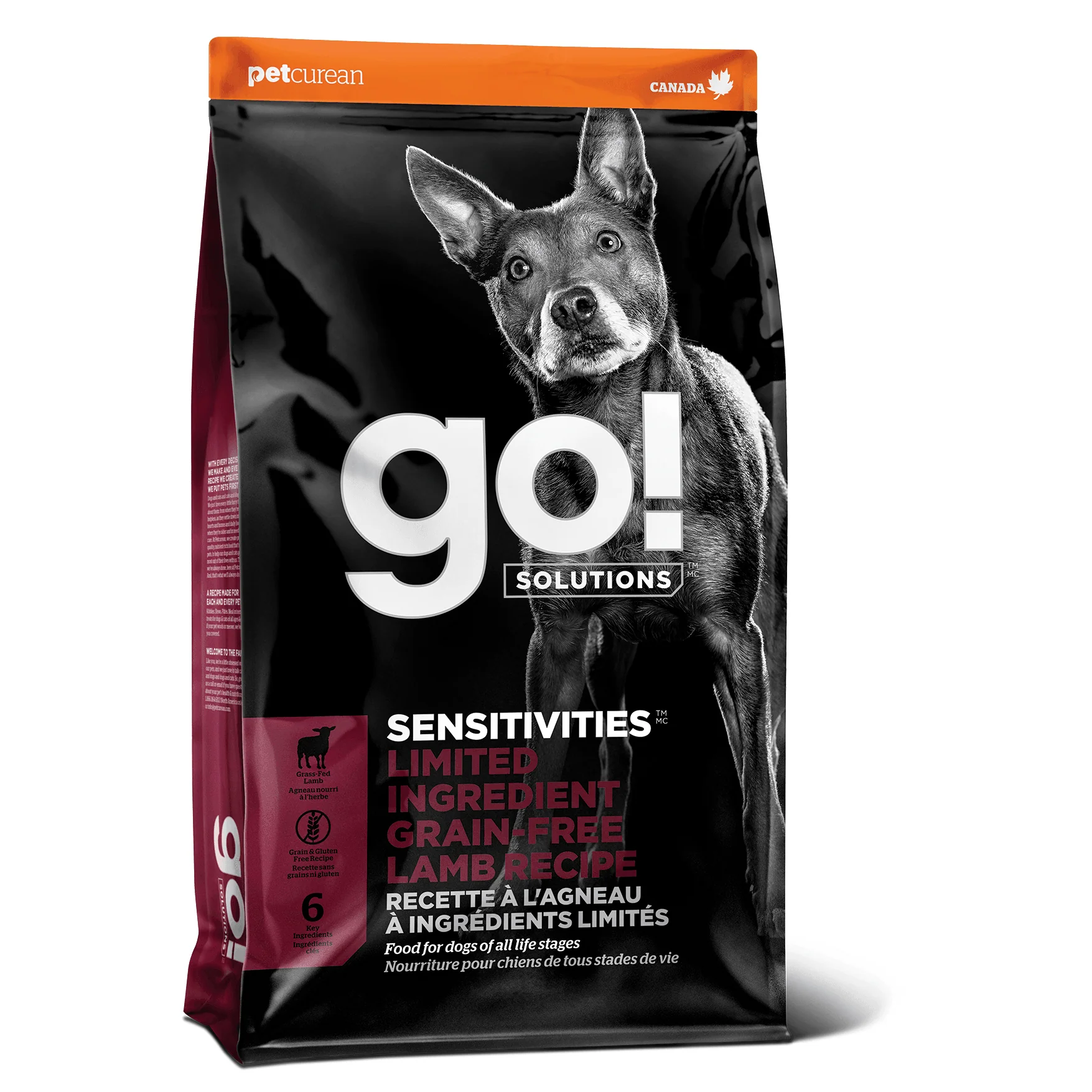 Go! Sensitivities Limited Ingredient Grain Free Lamb recipe for dogs