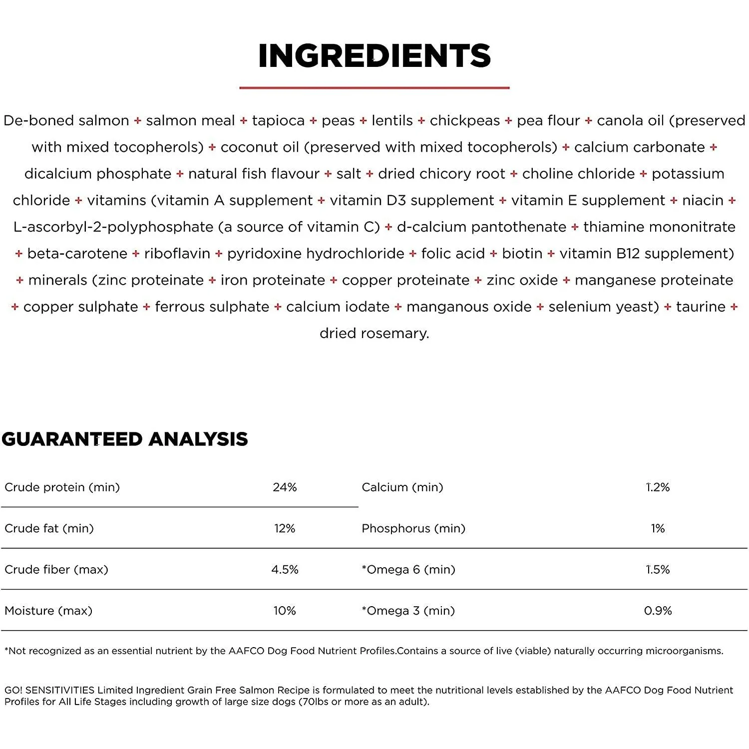 Go! Sensitivities Limited Ingredient Grain Free Salmon recipe for dogs - Image 4