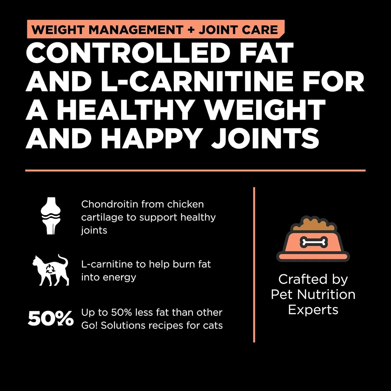 Go! Weight Management + Joint Care Grain-Free Salmon Recipe for cats - Image 6