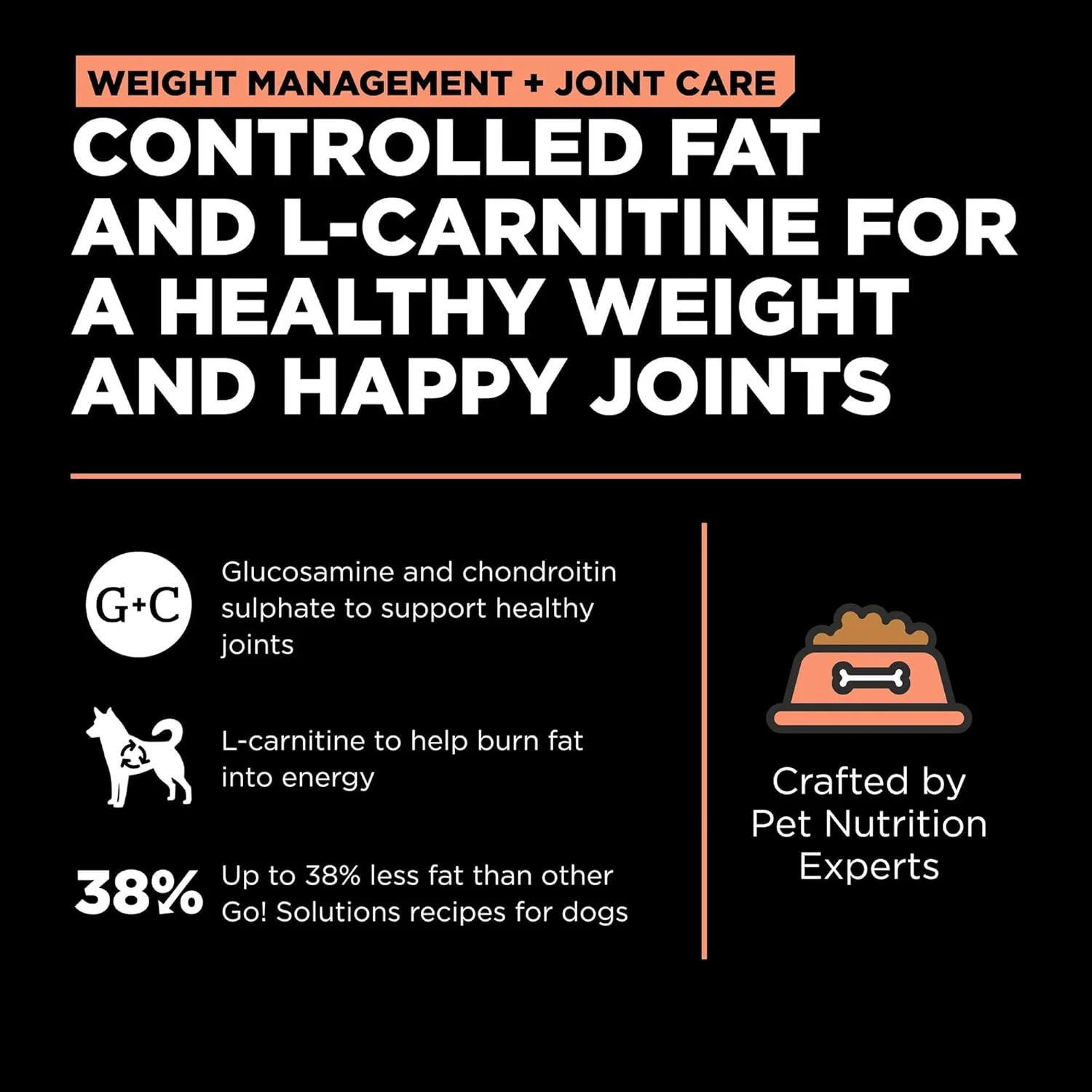 Go! Weight Management + Joint Care Grain-Free Salmon Recipe for dogs - Image 5