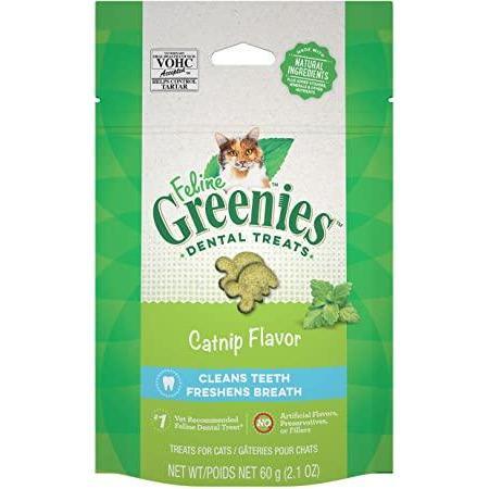 Greenies Feline Natural Dental Care Cat Treats Catnip Flavour