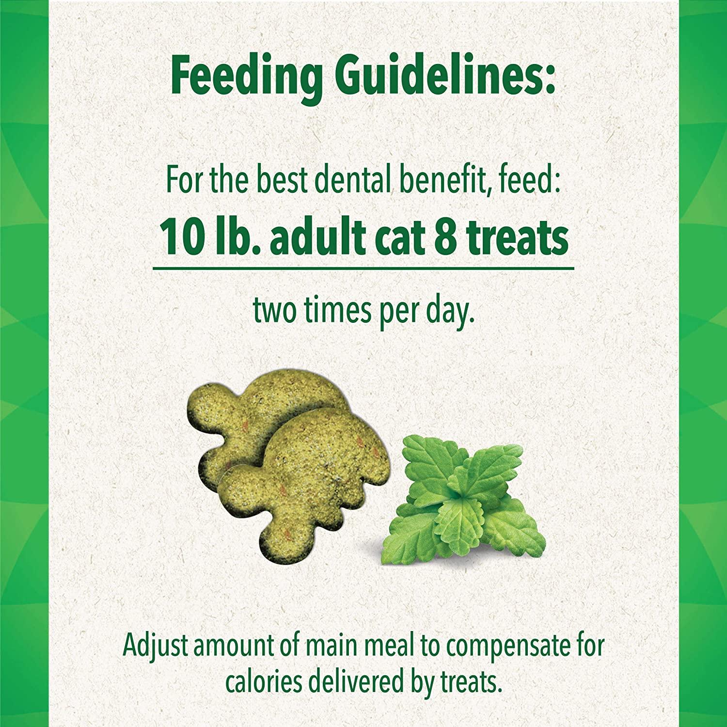 Greenies Feline Natural Dental Care Cat Treats Catnip Flavour - Image 6