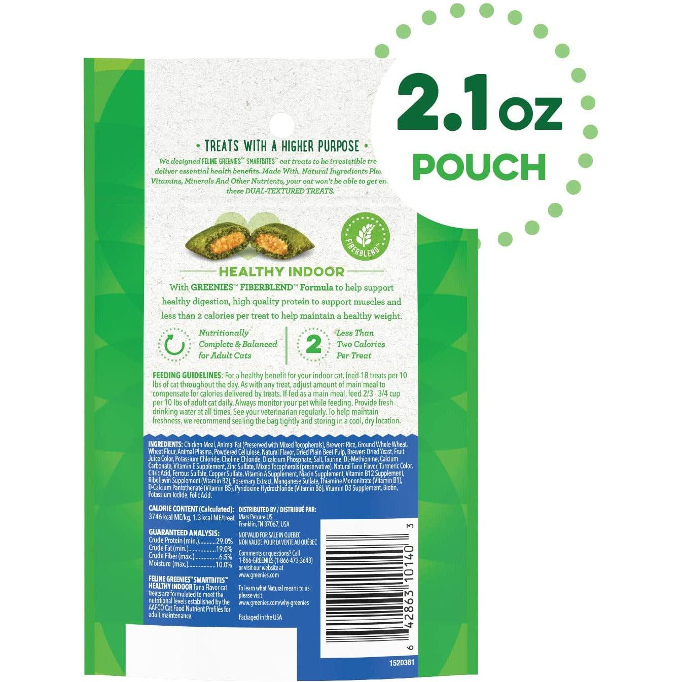 Greenies Feline Smartbites Hairball Tuna - Image 2