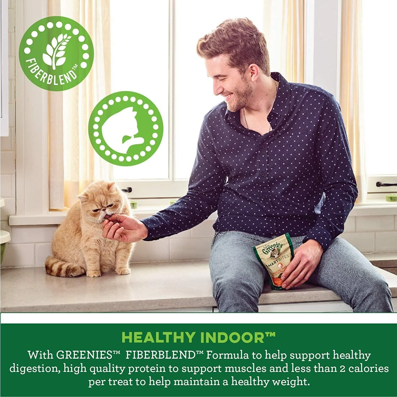 Greenies Feline Smartbites Hairball Tuna - Image 3
