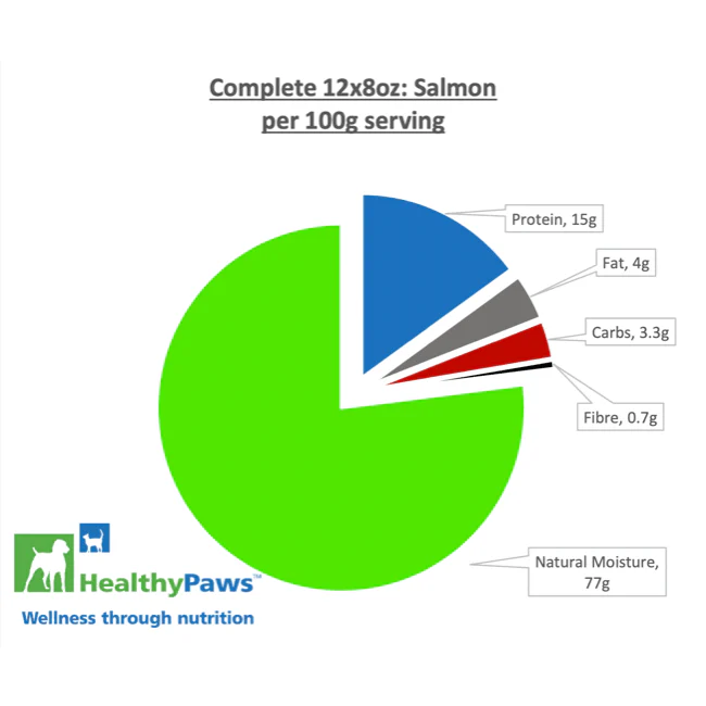 Healthy Paws Raw Dog Food Complete Dinner Salmon Recipe - Image 3