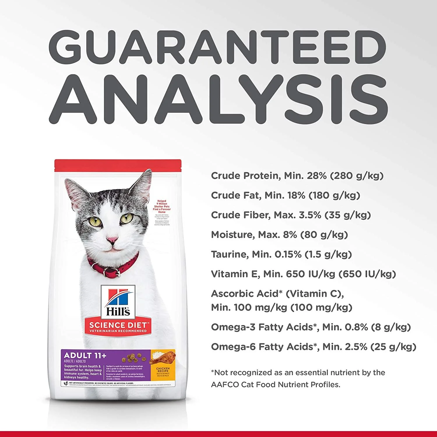 Hill's Science Diet Adult 11+ Chicken Recipe cat food - Image 10