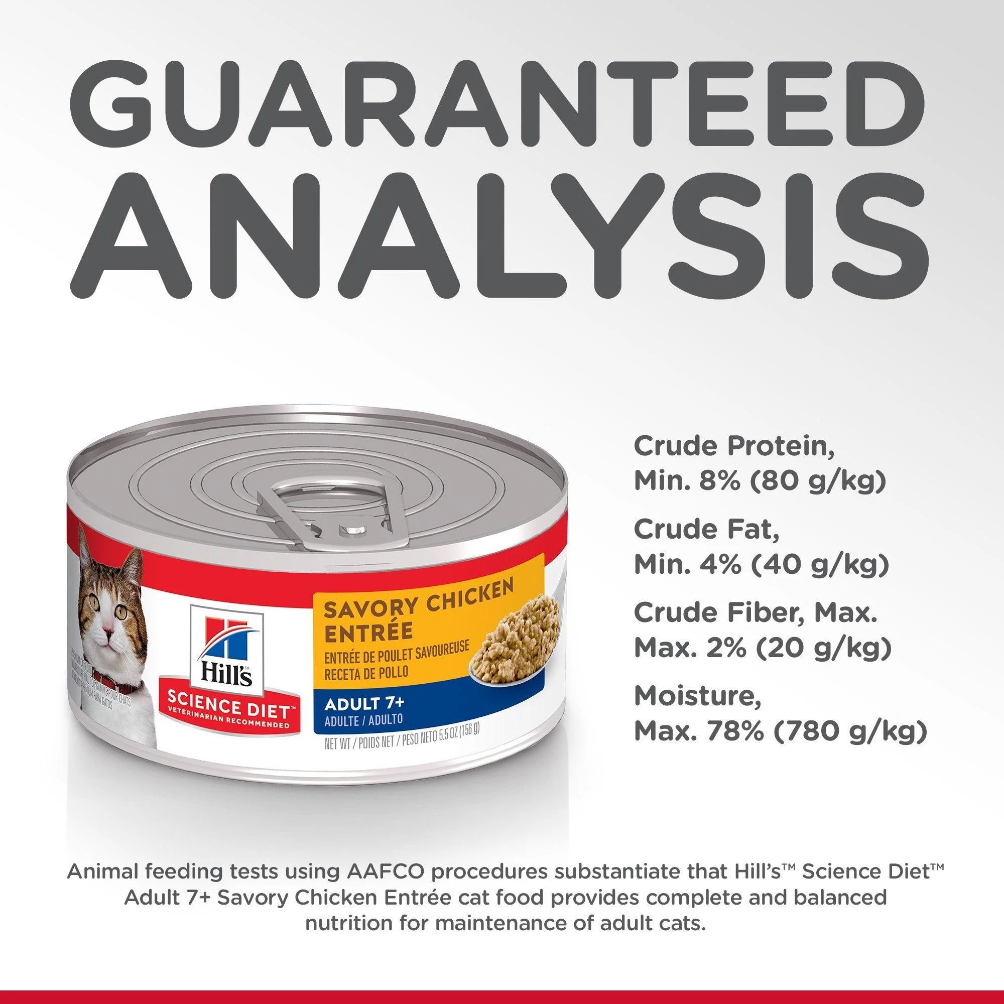 Hill's Science Diet Adult 7+ Savory Chicken Canned Cat Food - Image 9