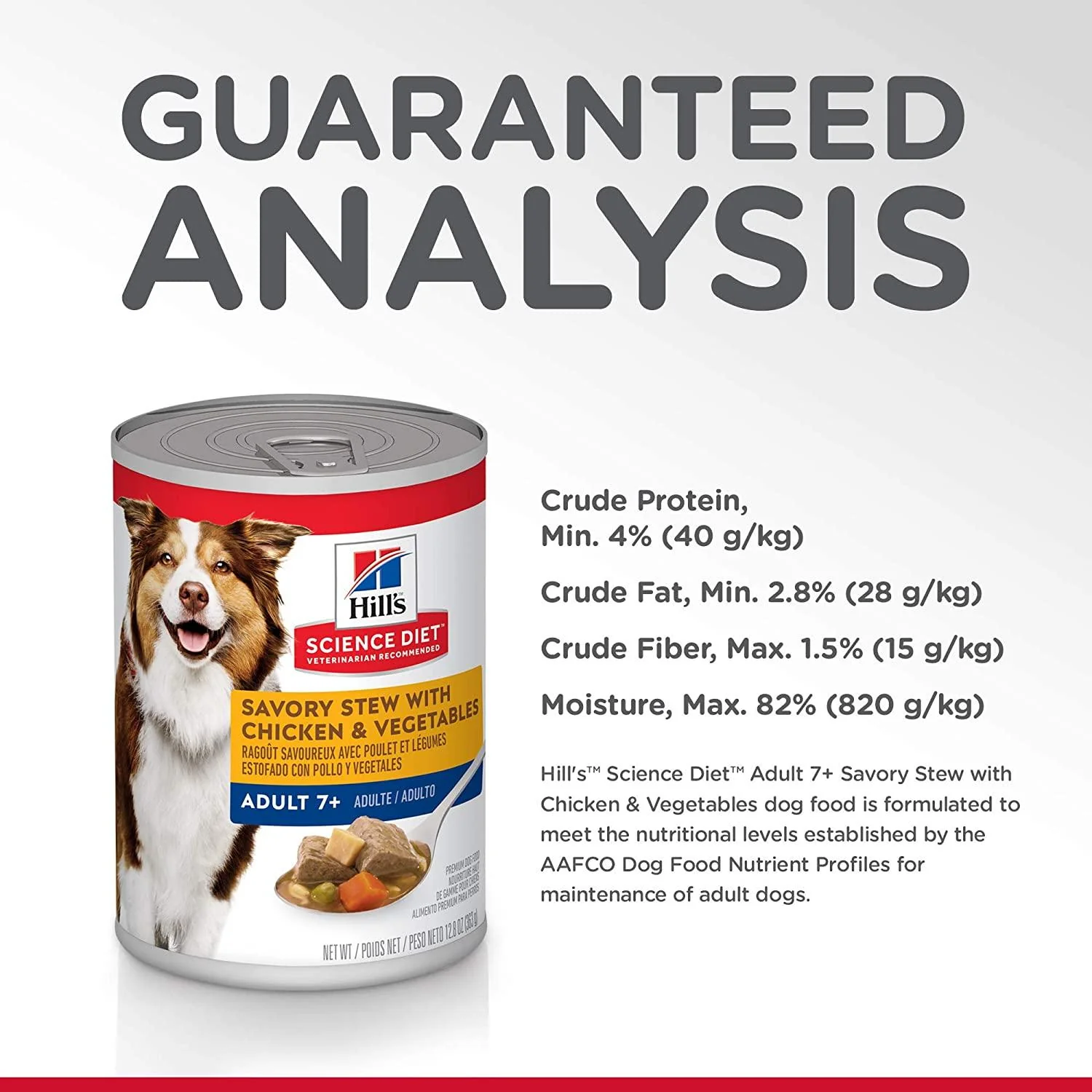 Hill's Science Diet Adult 7+ Savory Stew with Chicken & Vegetables dog food - Image 8
