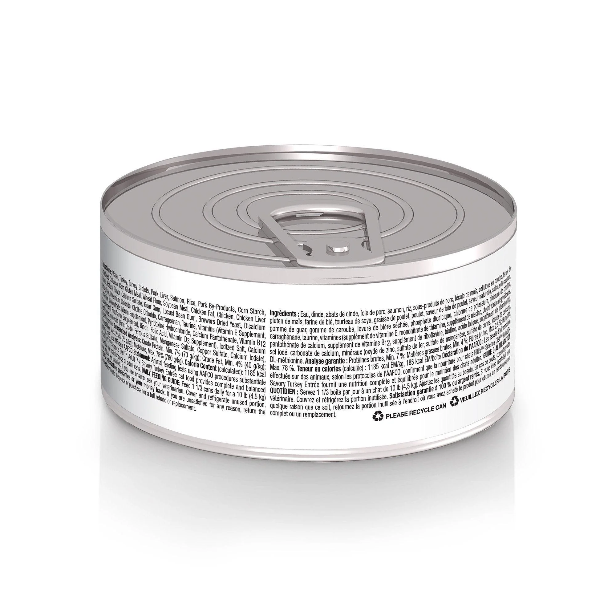Hill's Science Diet Adult 7+ Savory Turkey Canned Cat Food - Image 3