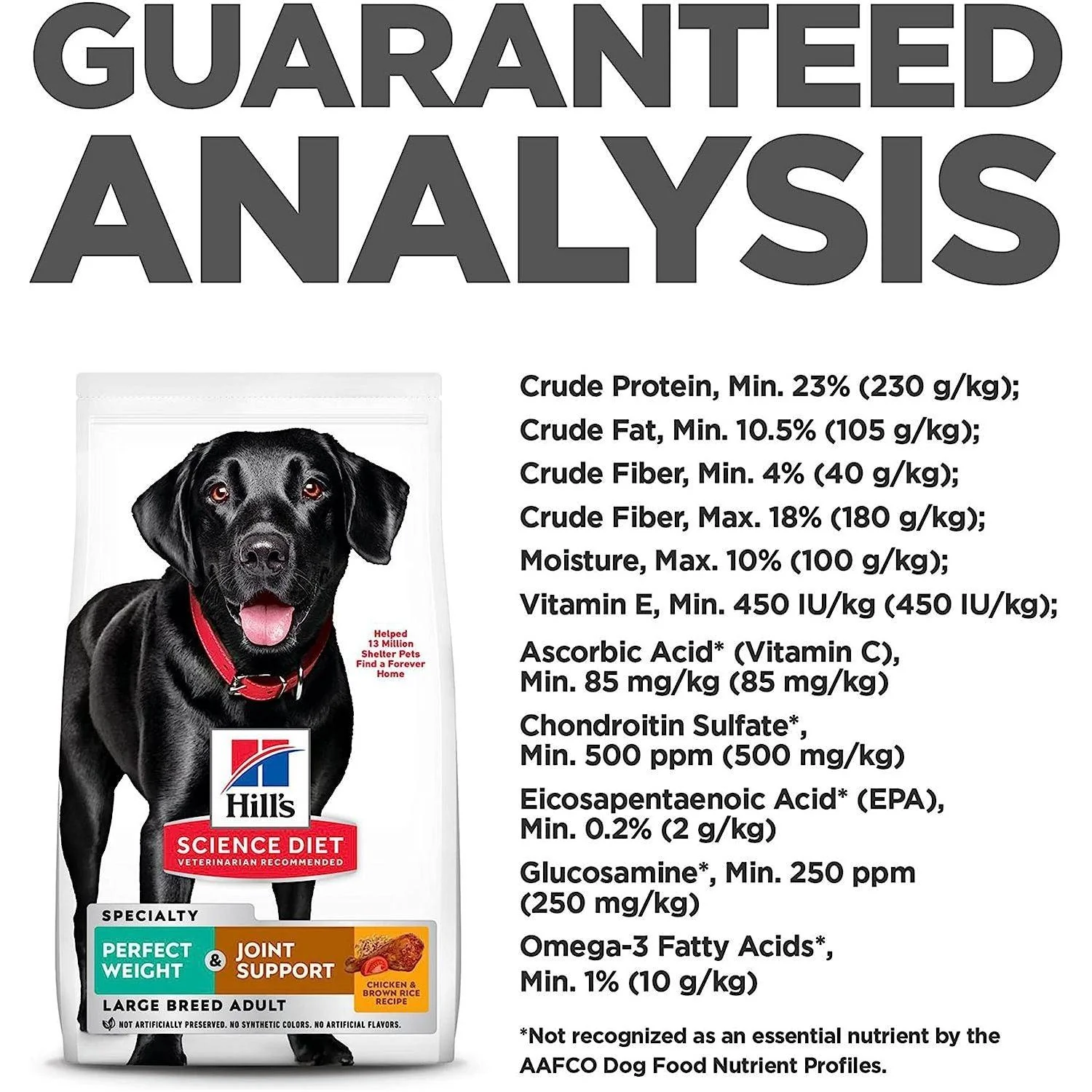 Hill's Science Diet Adult Perfect Weight & Joint Support Large Breed Dry Dog Food Chicken Recipe - Image 8
