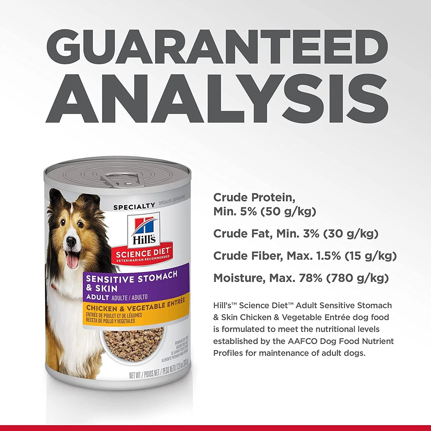 Hill's Science Diet Adult Sensitive Stomach & Skin Chicken & Vegetable Entrée Canned Dog Food - Image 9