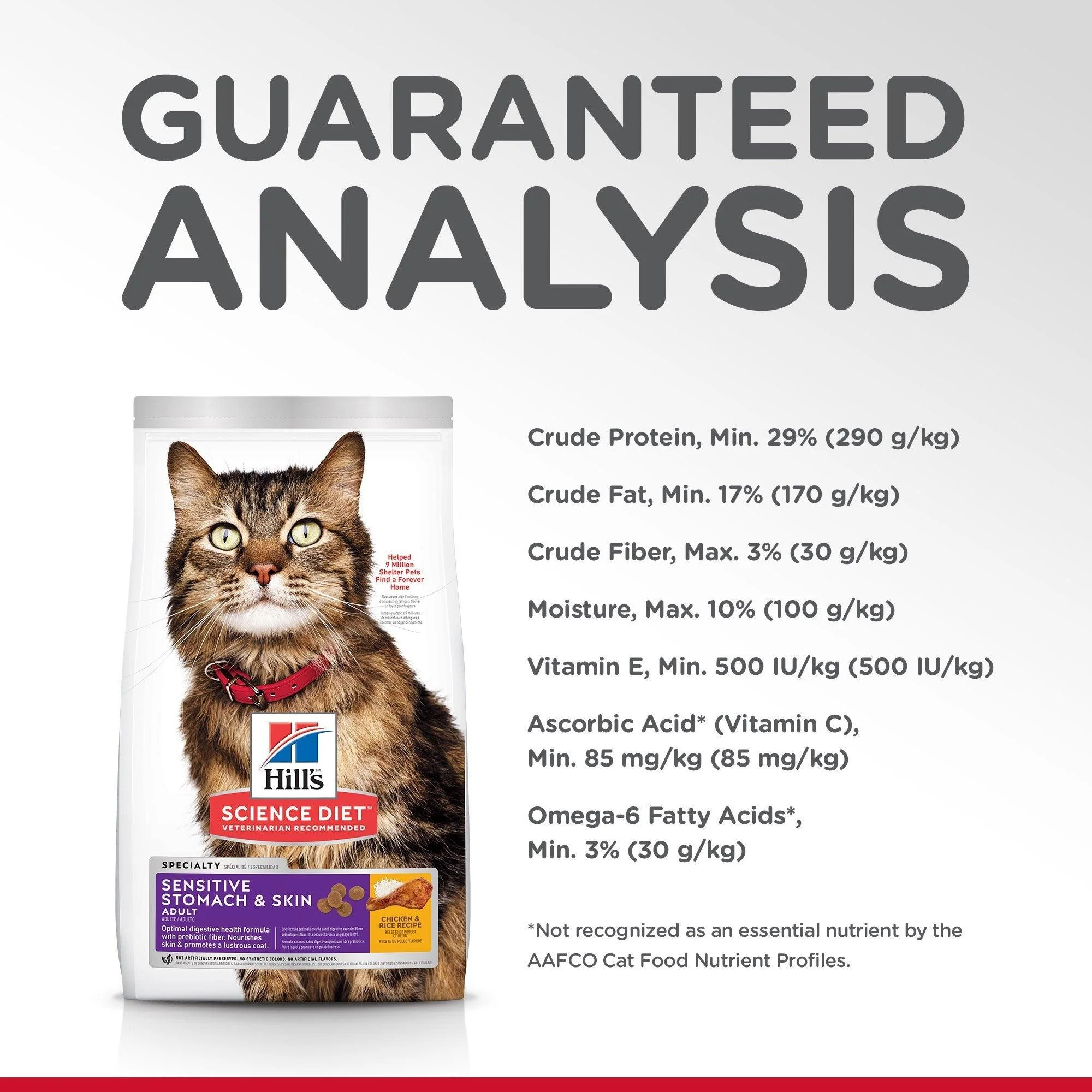Hill's® Science Diet® Adult Sensitive Stomach & Skin dry cat food - Image 8