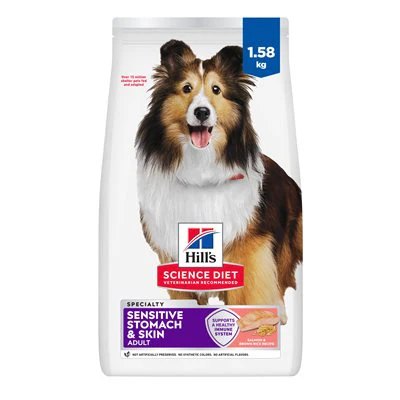 Hill's Science Diet Adult Sensitive Stomach & Skin Salmon Recipe Dry Dog Food - Image 8