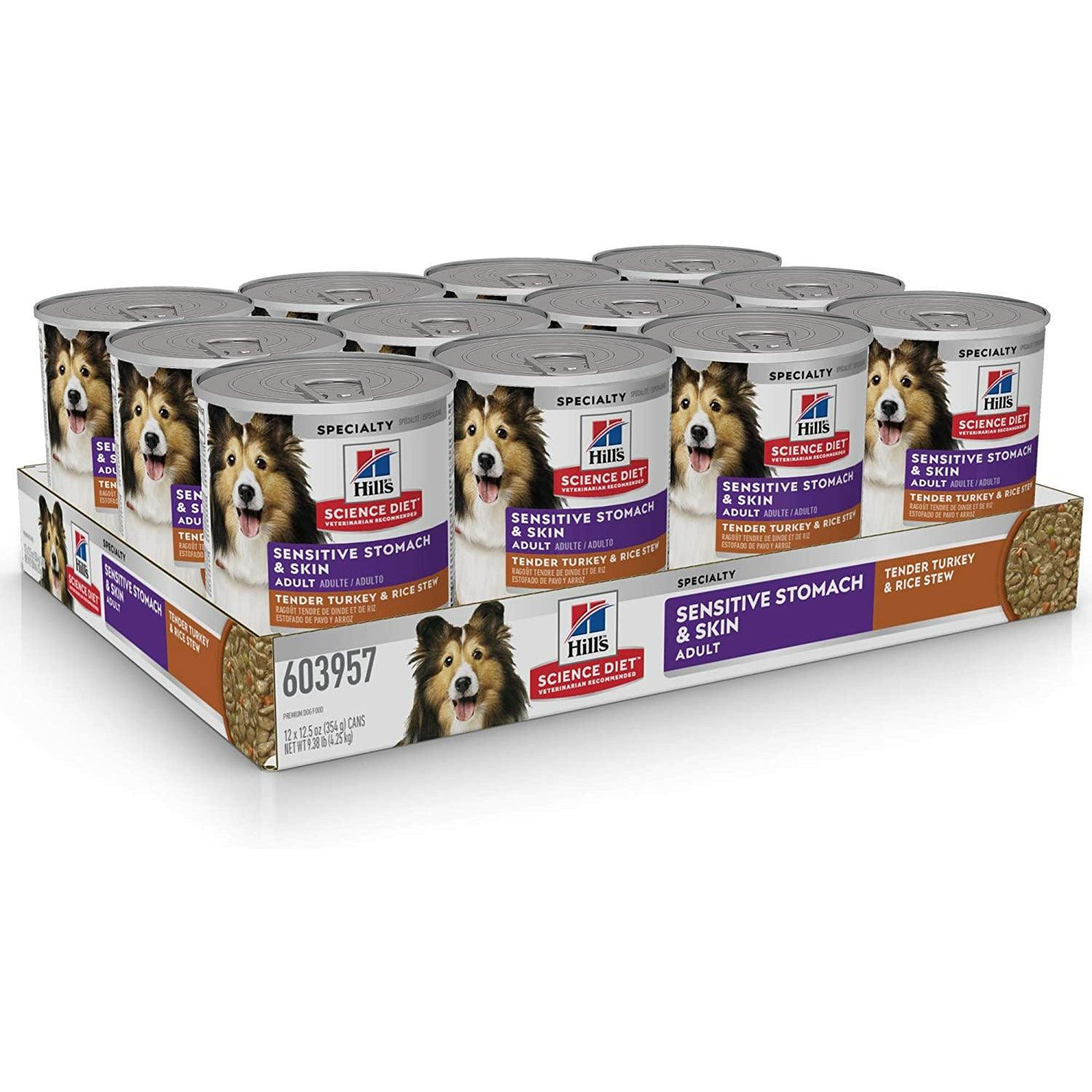 Hill's Science Diet Adult Sensitive Stomach & Skin Tender Turkey & Rice Stew dog food - Image 5