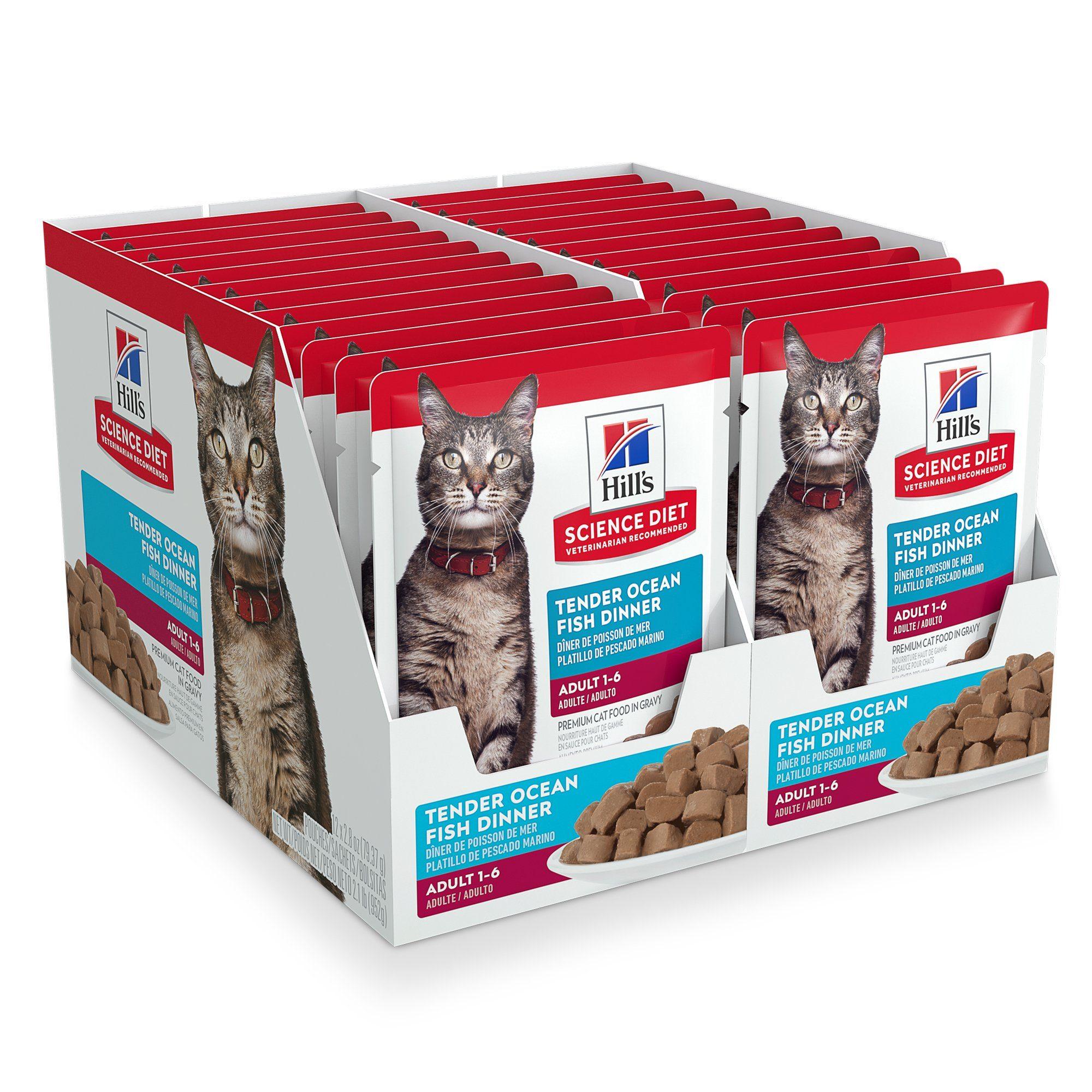 Hill's Science Diet Adult Wet Cat Food, Ocean Fish, 79g pouch - Image 11