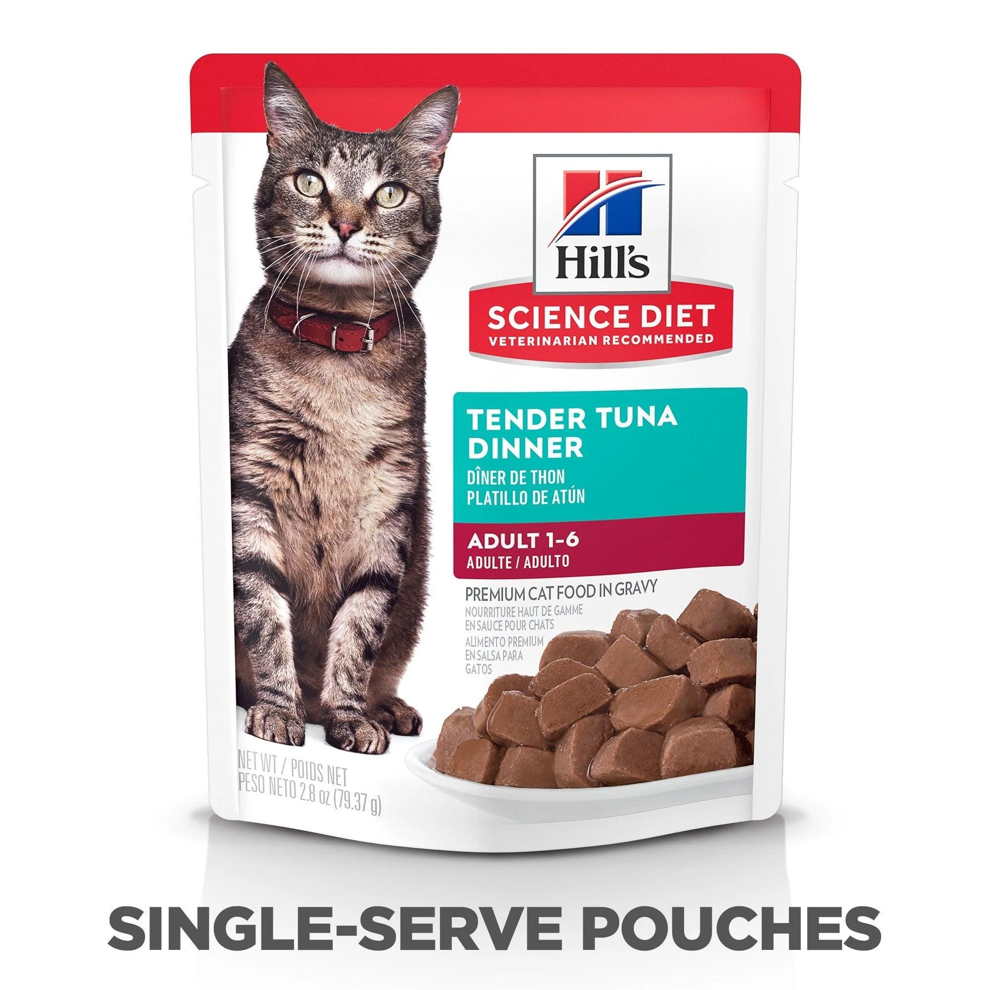 Hill's Science Diet Adult Wet Cat Food, Tuna, 79g pouch - Image 11