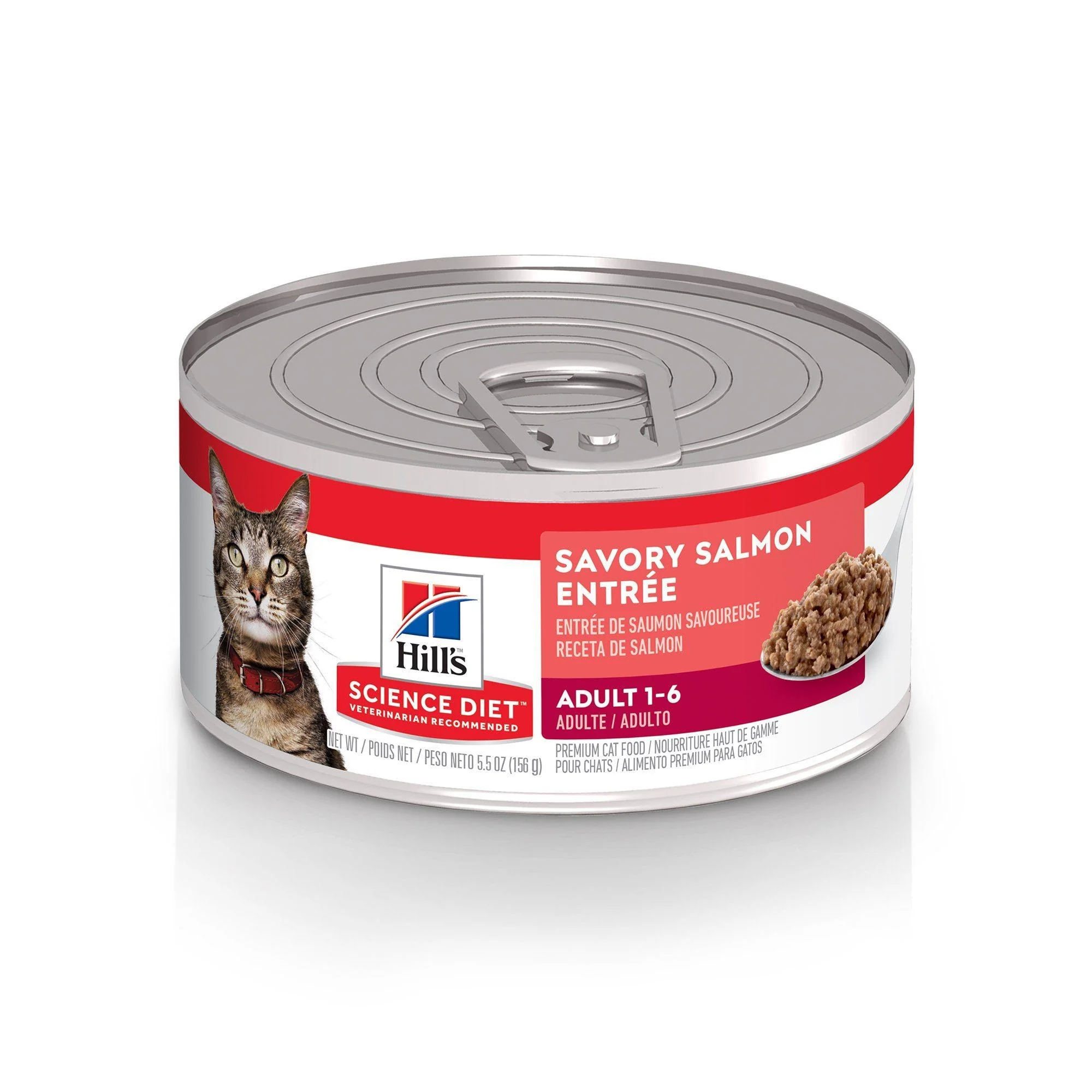 Hill's Science Diet Canned Cat Food Adult Savory Salmon Entrée