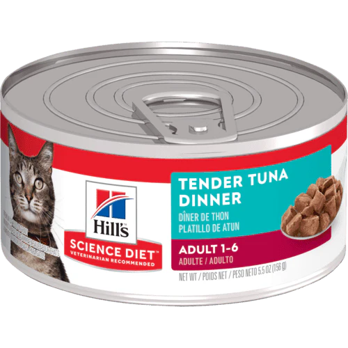 Hill's Science Diet Canned Cat Food Adult Tender Dinners Tuna