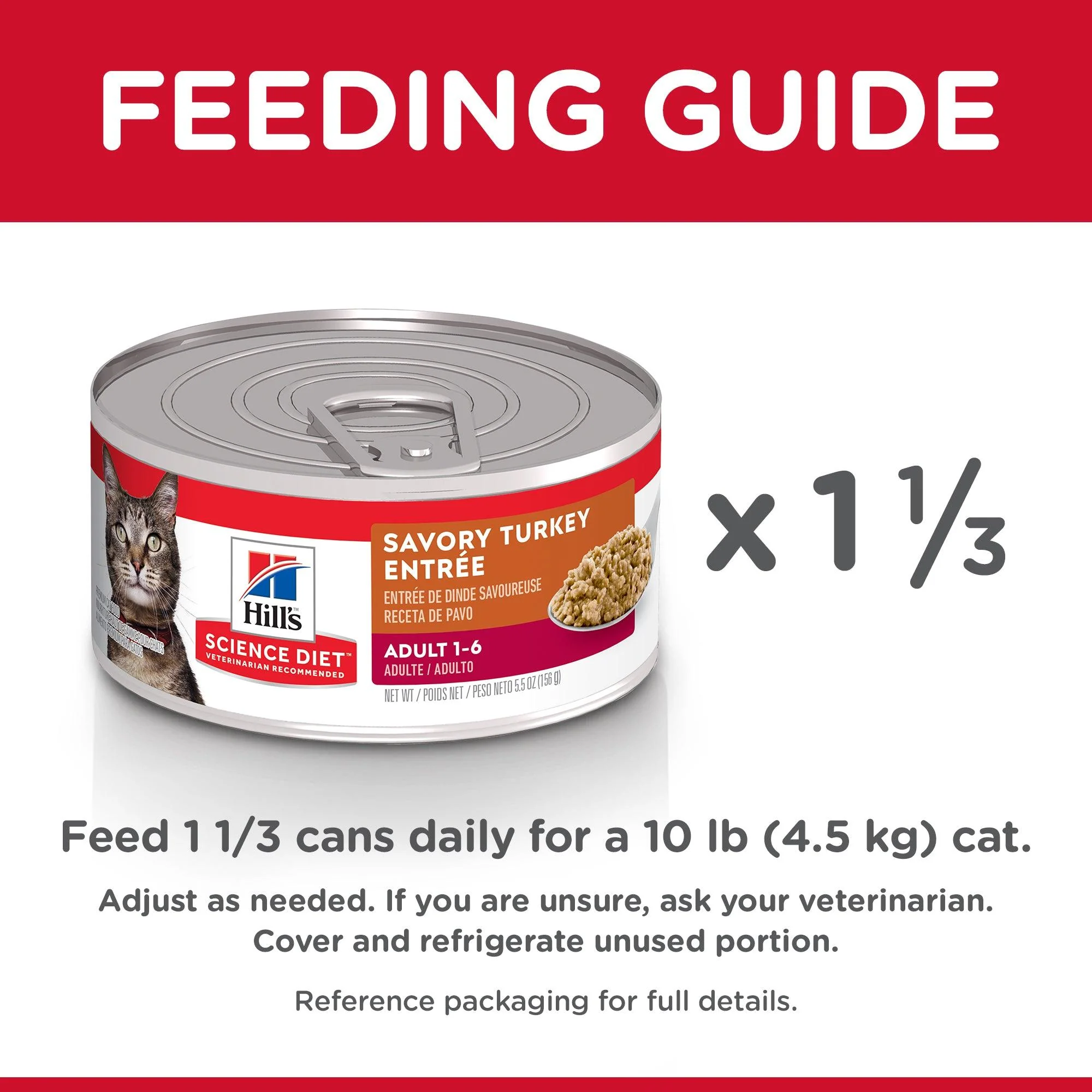 Hill's Science Diet Canned Cat Food Adult Turkey Entrée - Image 6