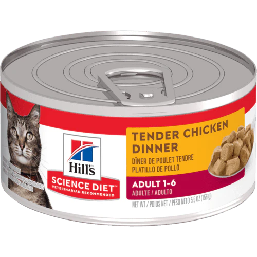 Hill's Science Diet Canned Cat Food Tender Dinners Adult Chicken