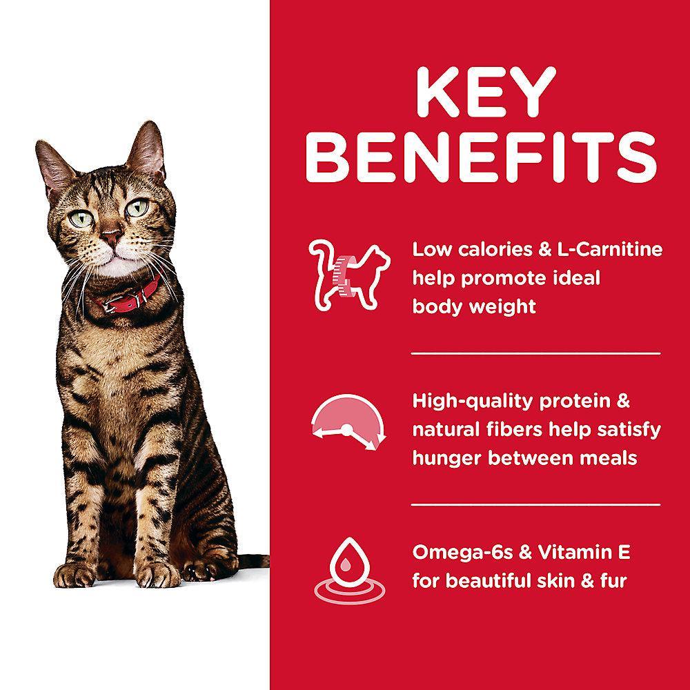 Hill's Science Diet Dry Cat Food, Adult, Light for Healthy Weight & Weight Management, Chicken Recipe - Image 3