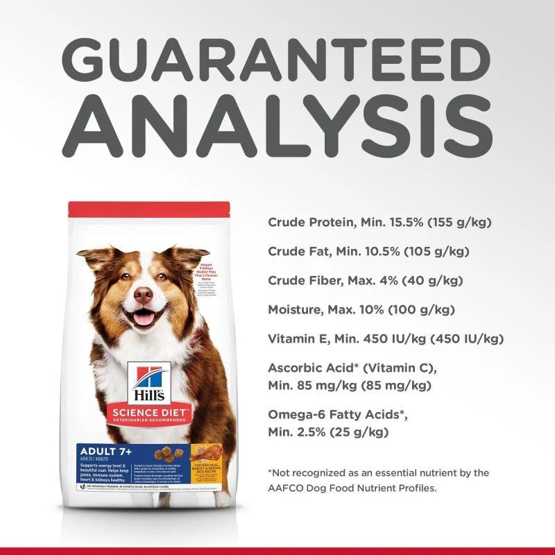 Hill's Science Diet Dry Dog Food, Adult 7+ for Senior Dogs, Chicken Meal, Barley & Brown Rice Recipe - Image 8