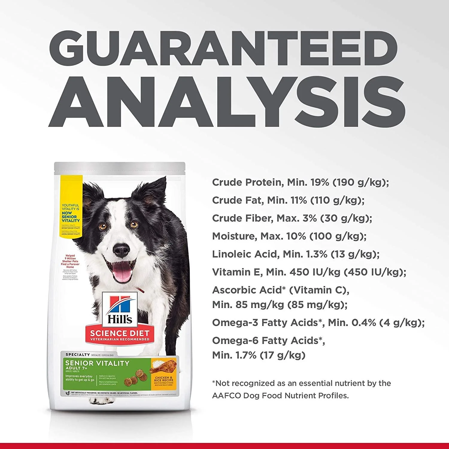Hill's Science Diet Dry Dog Food, Adult 7+, Senior Vitality, Chicken & Rice Recipe - Image 10
