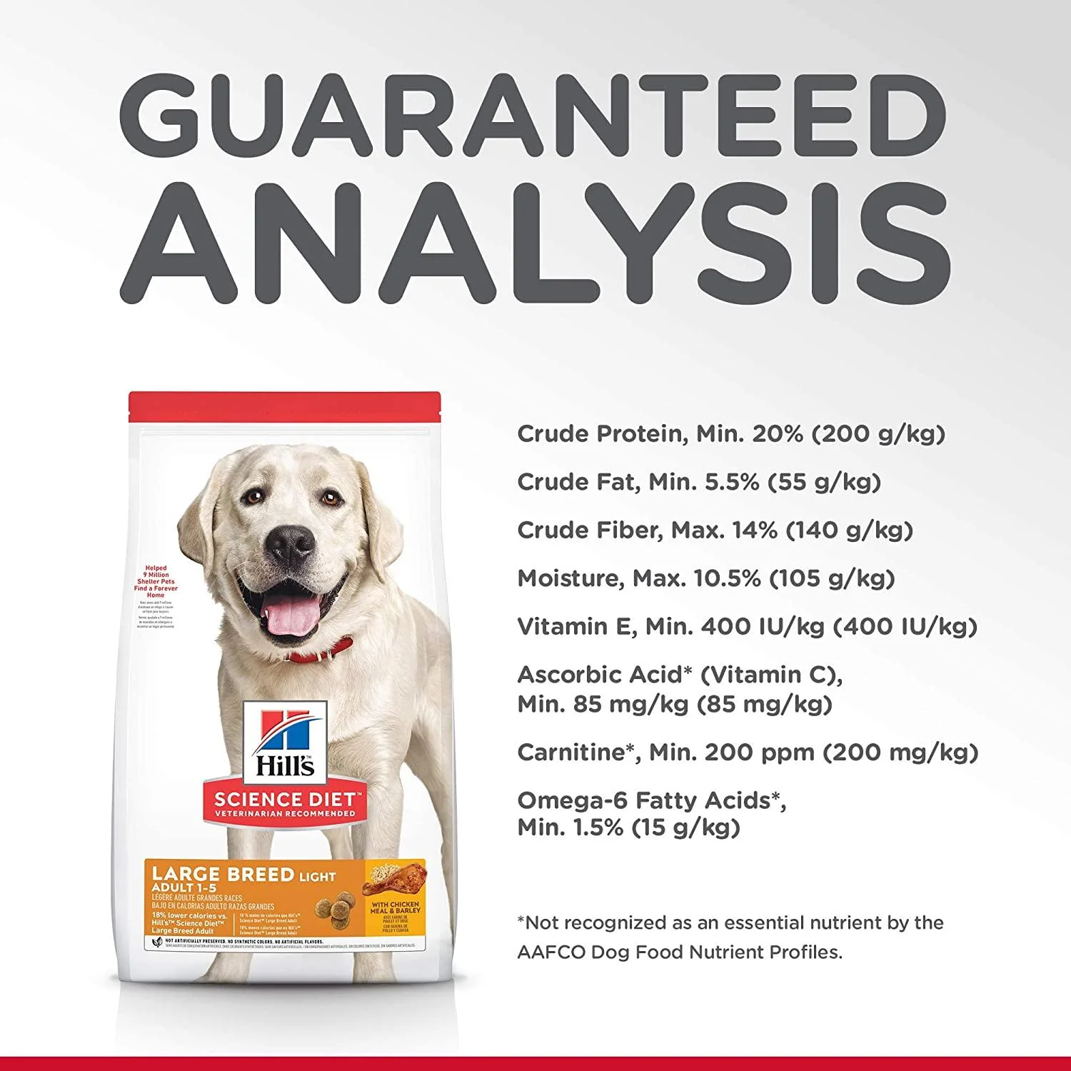 Hill's Science Diet Dry Dog Food, Adult, Large Breed, Light, Chicken Meal & Barley Recipe for Healthy Weight & Weight Management - Image 10