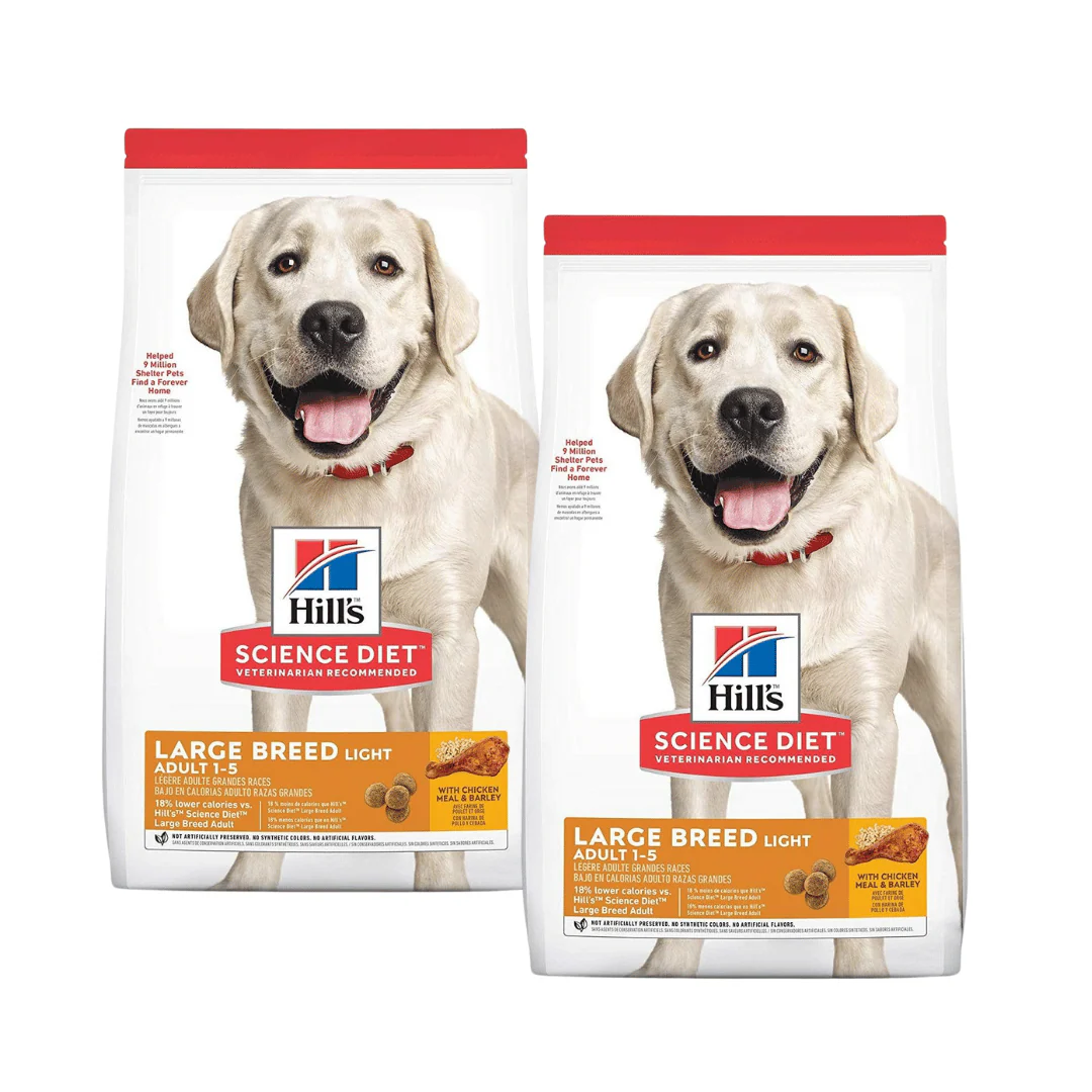Hill's Science Diet Dry Dog Food, Adult, Large Breed, Light, Chicken Meal & Barley Recipe for Healthy Weight & Weight Management - Image 12