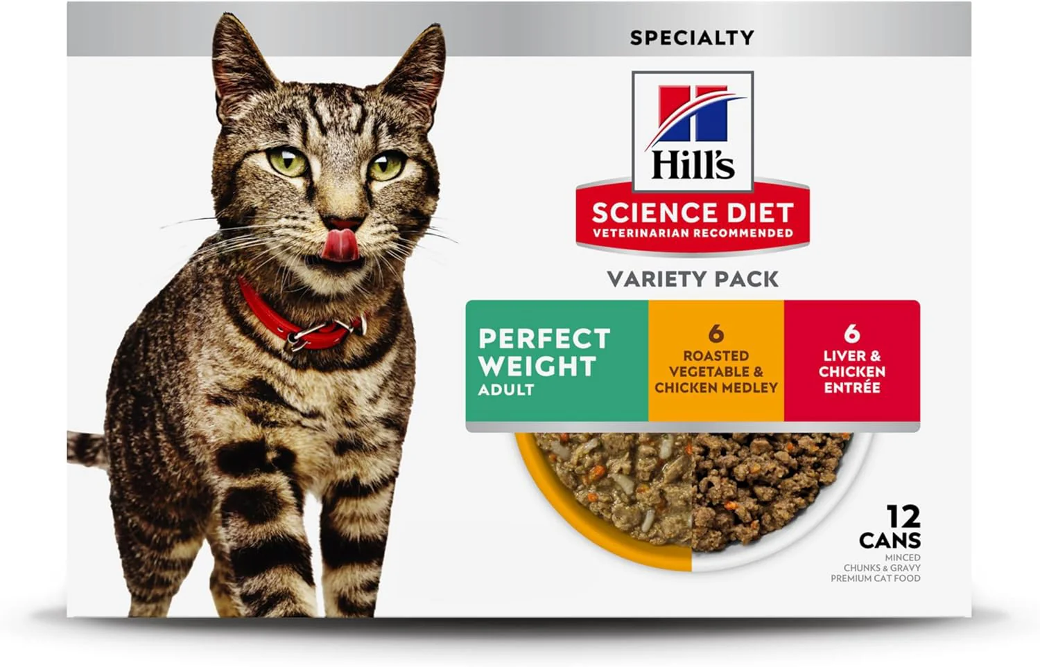 Hill's Science Diet Feline Perfect Weight Variety Pack Canned Cat Food