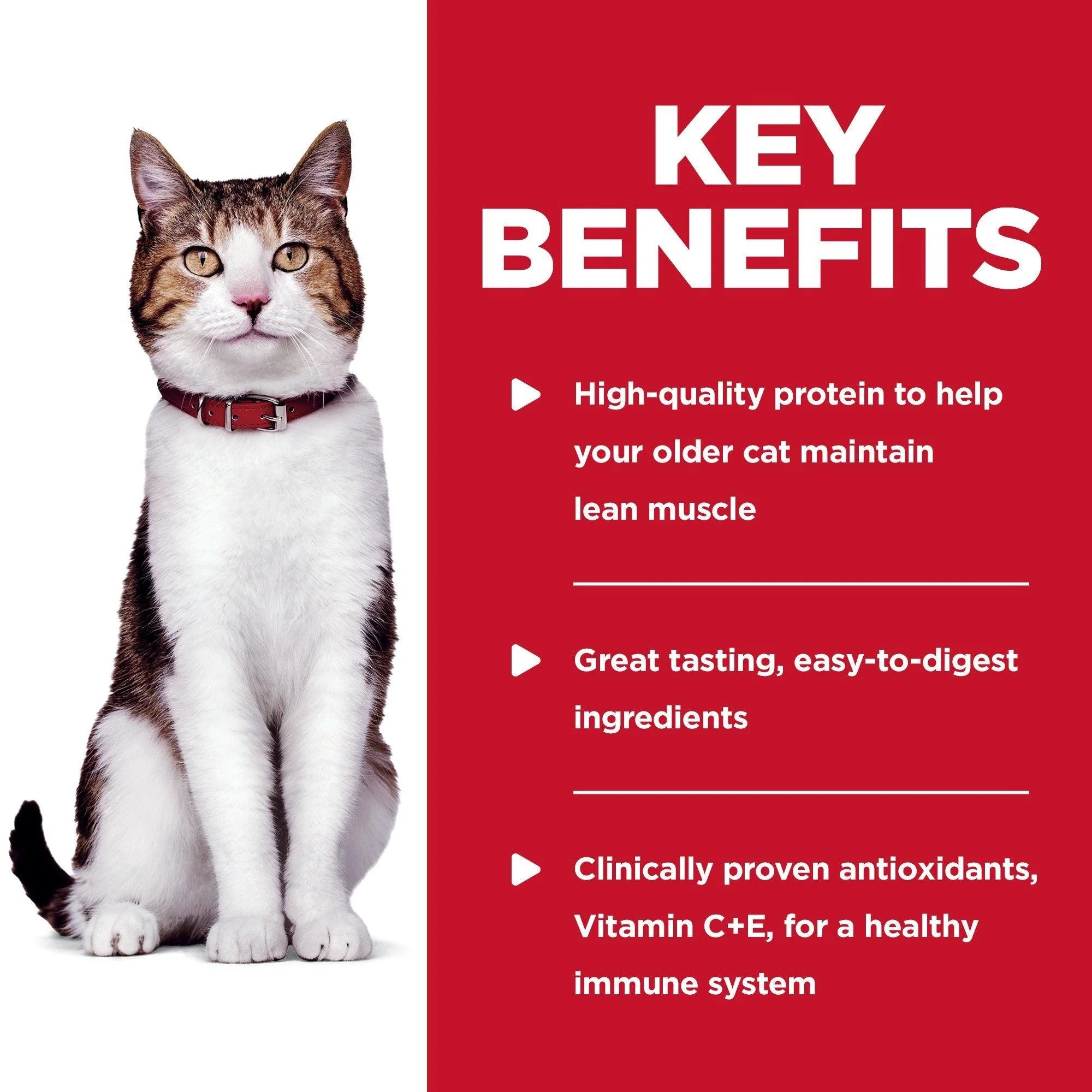 Hill's Science Diet Senior 7+ Wet Cat Food, Chicken, 79g pouch - Image 5