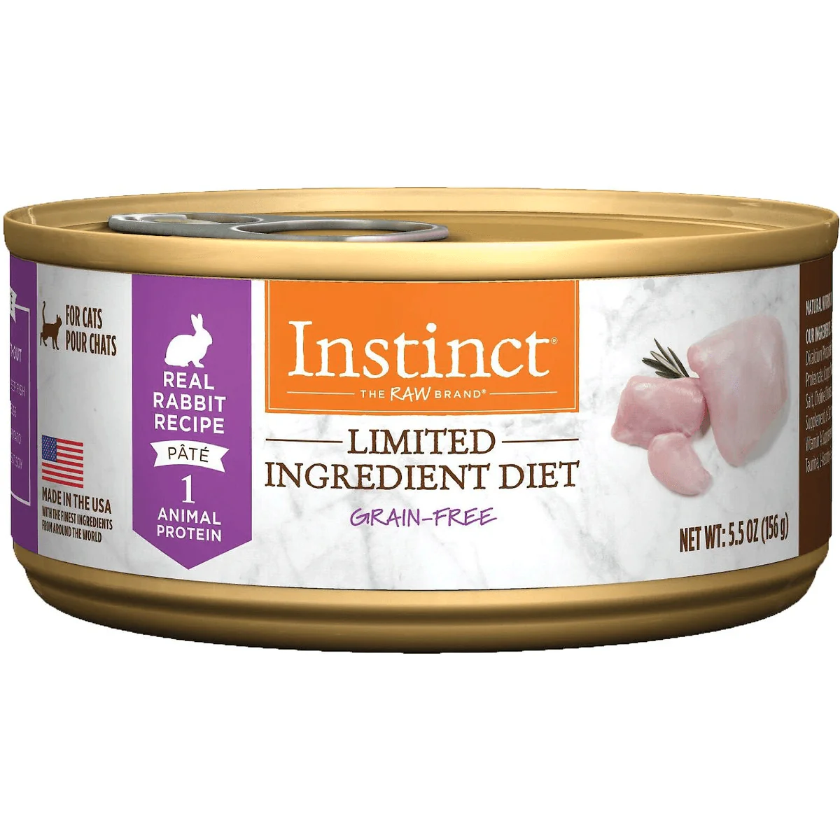 Instinct Canned Cat Food Limited Ingredient Diet Grain Free Rabbit